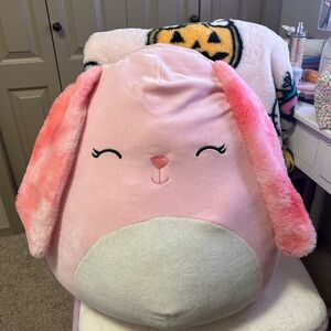 Squishmallows Pink and White Bunny Plush